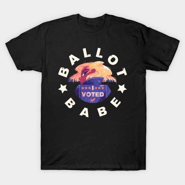 Ballot Babe T-Shirt by MidnightSkye